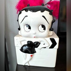 Betty Boop Posed Black and White Cookie Jar